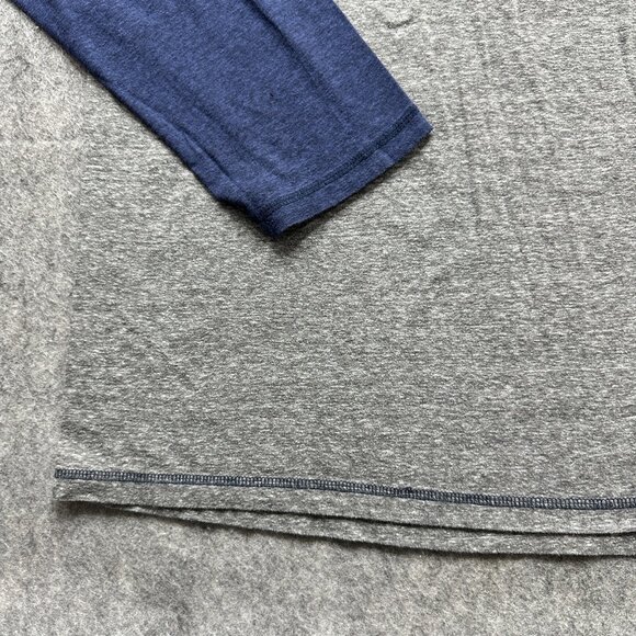 ALO Performance Hoodie Men 2XL Gray Blue Tri-Blend Lightweight Pullover - Picture 5 of 14